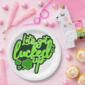 セント・パトリックおもしろいズ・デーを明らかにしよう ペーパープレート (パーティー)