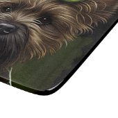 セント・パトリックのデイドレスのケアン・テリア犬 カッティングボード (角)