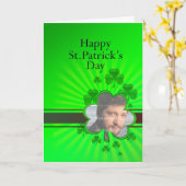 セント・パトリックのデイフォトカード カード (黄色い花)