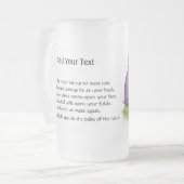 セント・パトリックのレプレ賛美ーシャンとビールマグ – S フロストグラスビールジョッキ (正面左)