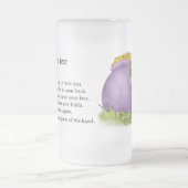 セント・パトリックのレプレ賛美ーシャンとビールマグ – S フロストグラスビールジョッキ (中央)