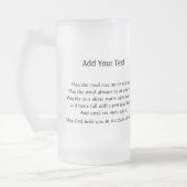 セント・パトリックのレプレ賛美ーシャンとビールマグ – S フロストグラスビールジョッキ (左)