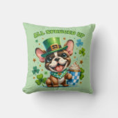 セント・パトリックの全てはブルドッグをフランスのスパイス クッション (正面)