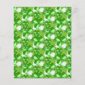 セント・パトリックの日のグリーン結婚ズ・メニュー (裏面)