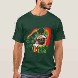 セント・パトリックの日のパグ Tシャツ