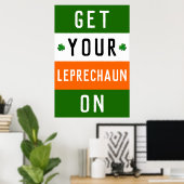 セント・パトリックの日のパーティーポスター ポスター (ホームオフィス)