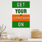 セント・パトリックの日のパーティーポスター ポスター (キッチン)