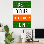 セント・パトリックの日のパーティーポスター ポスター (ホームオフィス)