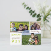 セント・パトリックの日の写真コラージュ葉書テンプレート ポストカード (スタンド正面)