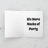 セント·パトリックの日の地下豚パーティー動物 カード (内部)