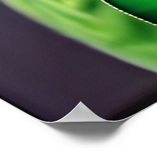 セント・パトリックの日の女性の赤い髪 | AIアートポスター ポスター (角)