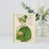 セント・パトリックの日の挨拶はがき ポストカード (スタンド正面)