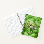 セント・パトリックの日の格言ズ・オン・グリーン・アルコール・インク ノートブック (内部)