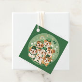 セント・パトリックの日の英語のブルドッグ フェイバータグ (インサイチュ)