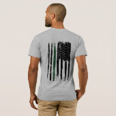 セント・パトリックの日をテーマにした銃の愛好家のシャツ Tシャツ (裏面フル)