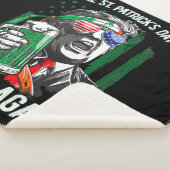 セント・パトリックの日を再素晴らしびトランプおもしろいにする シェルパブランケット (3/4)