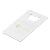 セント・パトリックの日を明るくしよう クレジットカード栓抜き (裏面アングル)