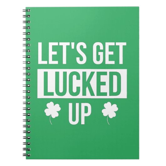 セント・パトリックの日を明るくしよう ノートブック (正面)
