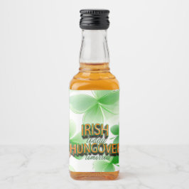 セント・パトリックの日アイルランド今日のハンゴバー明日 リキュールボトルラベル