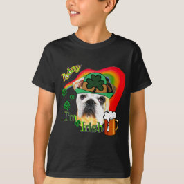 セント・パトリックの日イギリスのブルドッグ Tシャツ