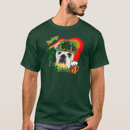 セント・パトリックの日イギリスのブルドッグ Tシャツ