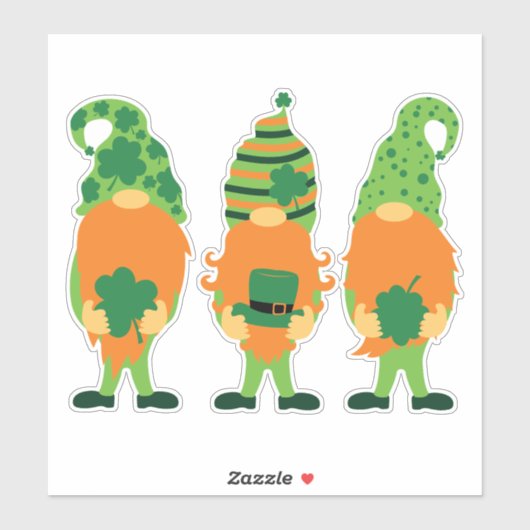 セント・パトリックの日グノーム–00000 シール (シート)
