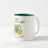 セント・パトリックの日ビアマグカップとラッキーホースシュー ツートーンマグカップ (正面右)