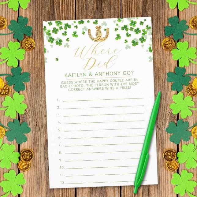 セント・パトリックの日ブライダルシャワーどこに行った？ (クリエイターアップロード済み)