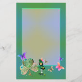 セント・パトリックの日レプレシャン文房具 便箋 (裏面)