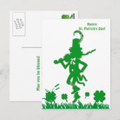 セント・パトリックの日レプレシャン葉書 ポストカード (正面/裏面)