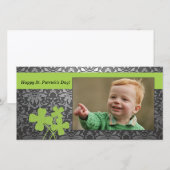 セント・パトリックの日写真カード (正面/裏面)