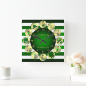 セント・パトリックの日~レプレシャン~ "エリン・ゴ・ブラグ" to スクエア壁時計 (ホーム)