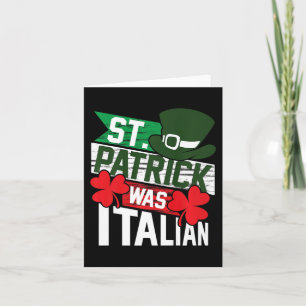 セント・パトリックはイタリア人だった - 楽しいセント・パトリックの日 カード