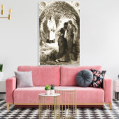 セント・パトリックはフォクルトの森でヴァージンたちに出会った。 キャンバスプリント (インサイチュ (リビング))