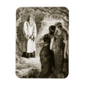 セント・パトリックはフォクルトの森でヴァージンたちに出会った。 マグネット (縦)