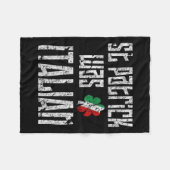 セント・パトリックイタリアンは聖パトリックスの日は苦しかった フリースブランケット (正面(横))