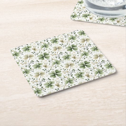 セント・パトリック・デイ・コースター スクエアペーパーコースター (アングル)