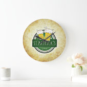 セント・パトリック・デイ・ビアーズ ラージ壁時計 (ホーム)