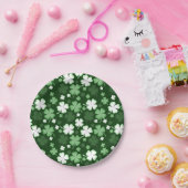 セント·パトリック·デー·グリーン·シャムロック ペーパープレート (パーティー)