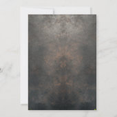 セント・パトリック・ブラウンとグリーン・レプレシャンと金ゴールド 招待状 (裏面)