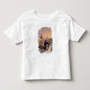 セント・ピーターズバーグの1850年代の通りのトロイカ トドラーTシャツ