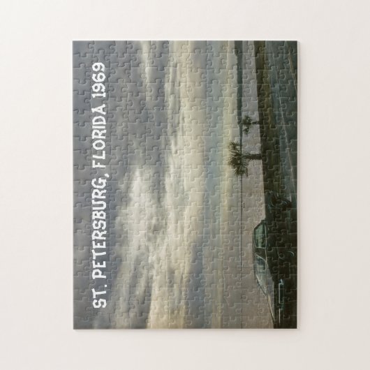 セント・ピーターズバーグフロリダの日没10x14の写真のパズル ジグソーパズル (縦)