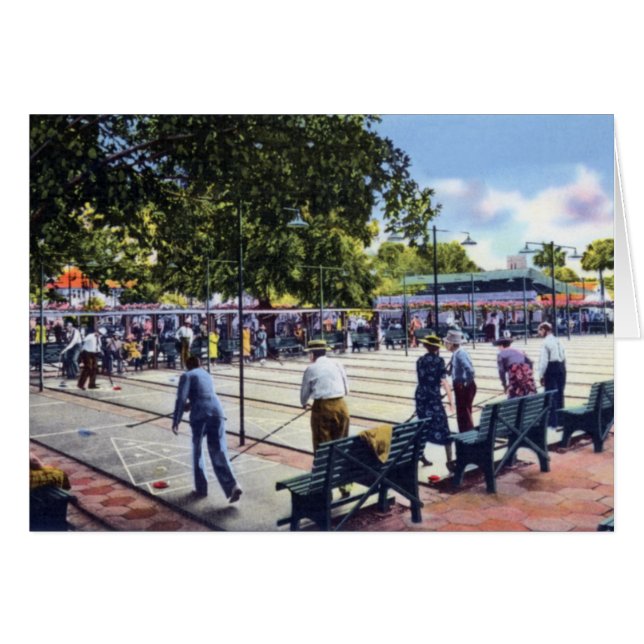 セント・ピーターズバーグフロリダのShuffleboard裁判所 (正面横)