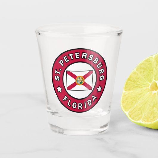 セント・ピーターズバーグフロリダ ショットグラス (正面)