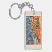 セント・ピーターズバーグフロリダFLのヴィンテージ旅行記念品 キーホルダー (正面左)