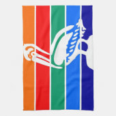 セント・ピーターズバーグ都市旗フロリダアメリカ キッチンタオル (縦)