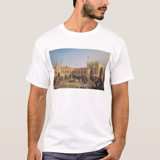 セント・ピーターズバーグ1862年のApraksinの市場 Tシャツ (正面)