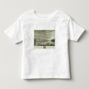 セント・ピーターズバーグ2の刻まれた眺め トドラーTシャツ