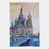 セント・ピーターズバーグI キッチンタオル (縦)