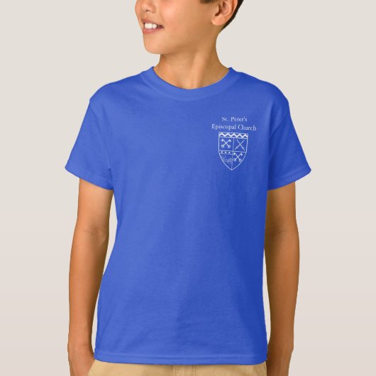 セント・ピーターズ教会キッズTシャツ Tシャツ (正面)